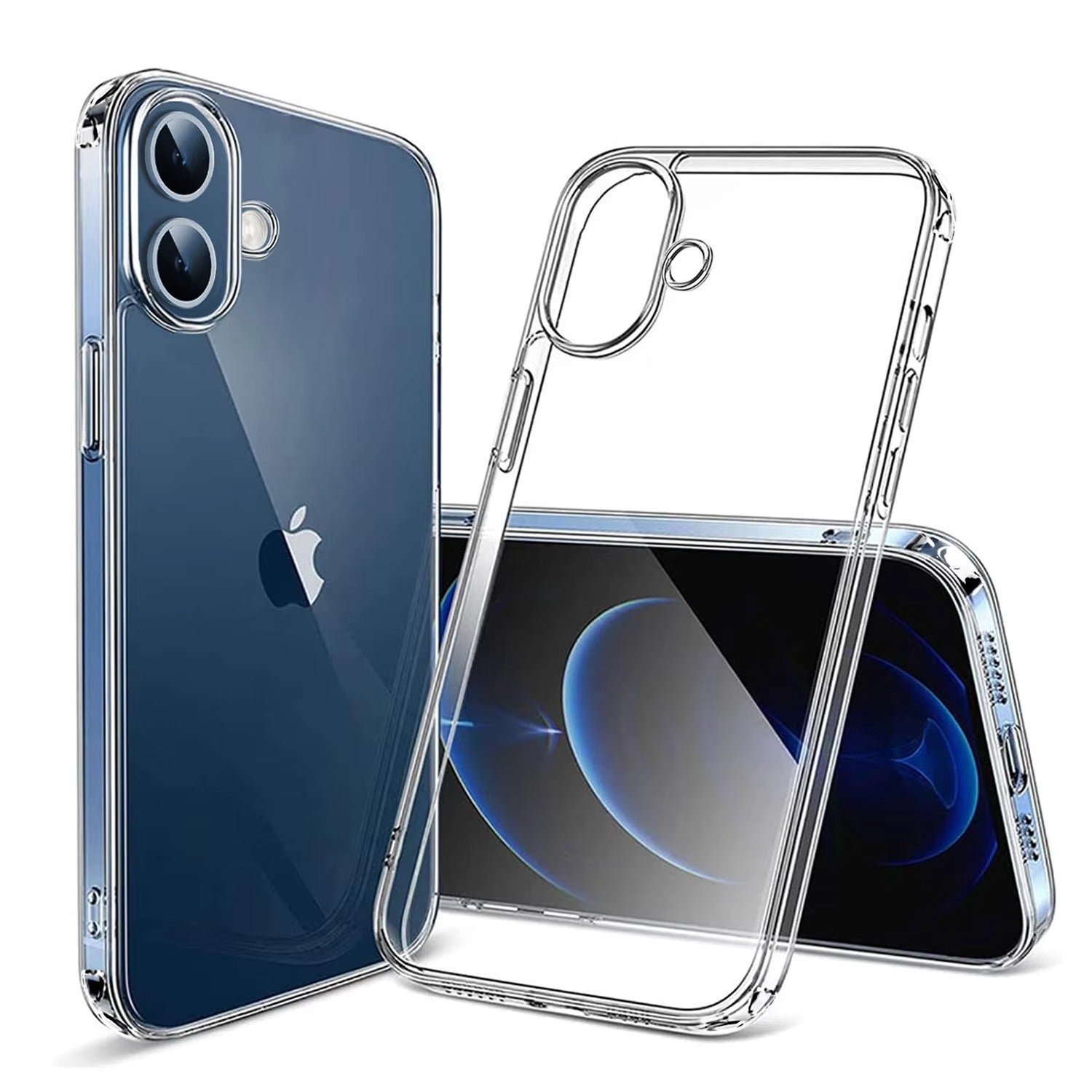 High Quality Apple iPhone Case, MagSafe Compatible, Camera Lens & Screen Protection, Ultra Thin, Shockproof, Magnetic Full All Around Cover – Transparent Soft TPU Gel Case with Crystal Clear Silicone Protection