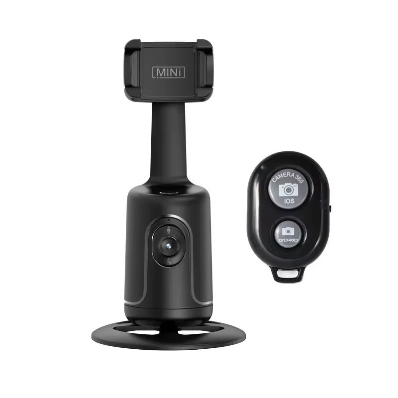 High Quality AI Face Tracking Phone Tripod Stand – 360° Rotation, No App Needed, Auto Follow, Stabilizer, Smart Camera Holder for Vlog & Live