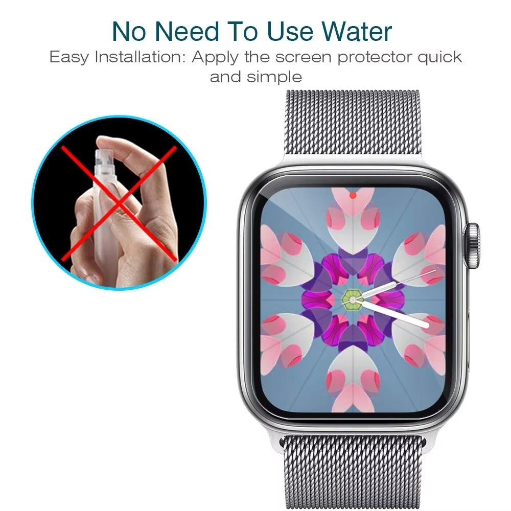 Premium HD Screen Protector for Apple Watch – Full Coverage Scratch-Resistant Film Guard, Easy Install