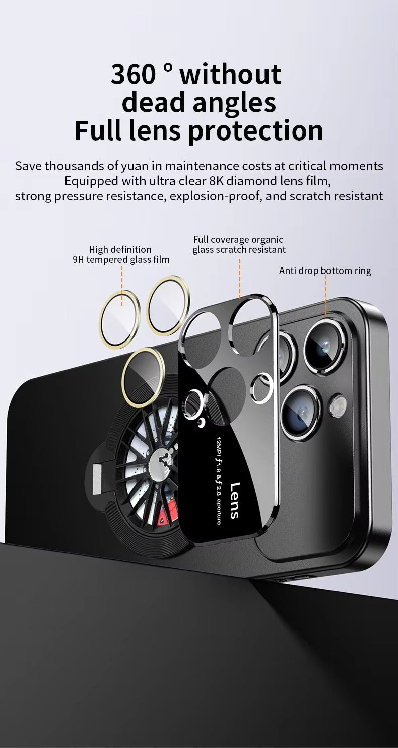 Luxury Leather Apple iPhone Case, MagSafe Compatible, Ultra Thin Magnetic Shockproof Full Protection