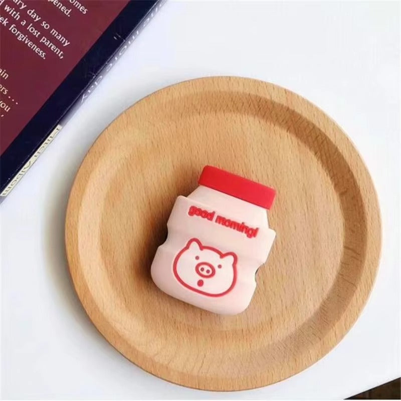 Cute Cartoon Mouse Phone Ring Holder – Rotatable Silicone Finger Grip Stand for Smartphones, Foldable Socket Kickstand, Universal Lazy Bracket Mount