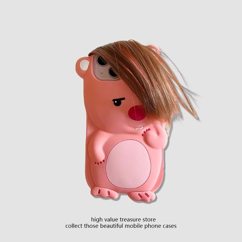 Premium Apple iPhone Case, MagSafe Compatible, Camera Lens and Screen Protection, Ultra Thin, Shockproof, Magnetic, Full All Around Protection, Cartoon Beaver Soft Cover