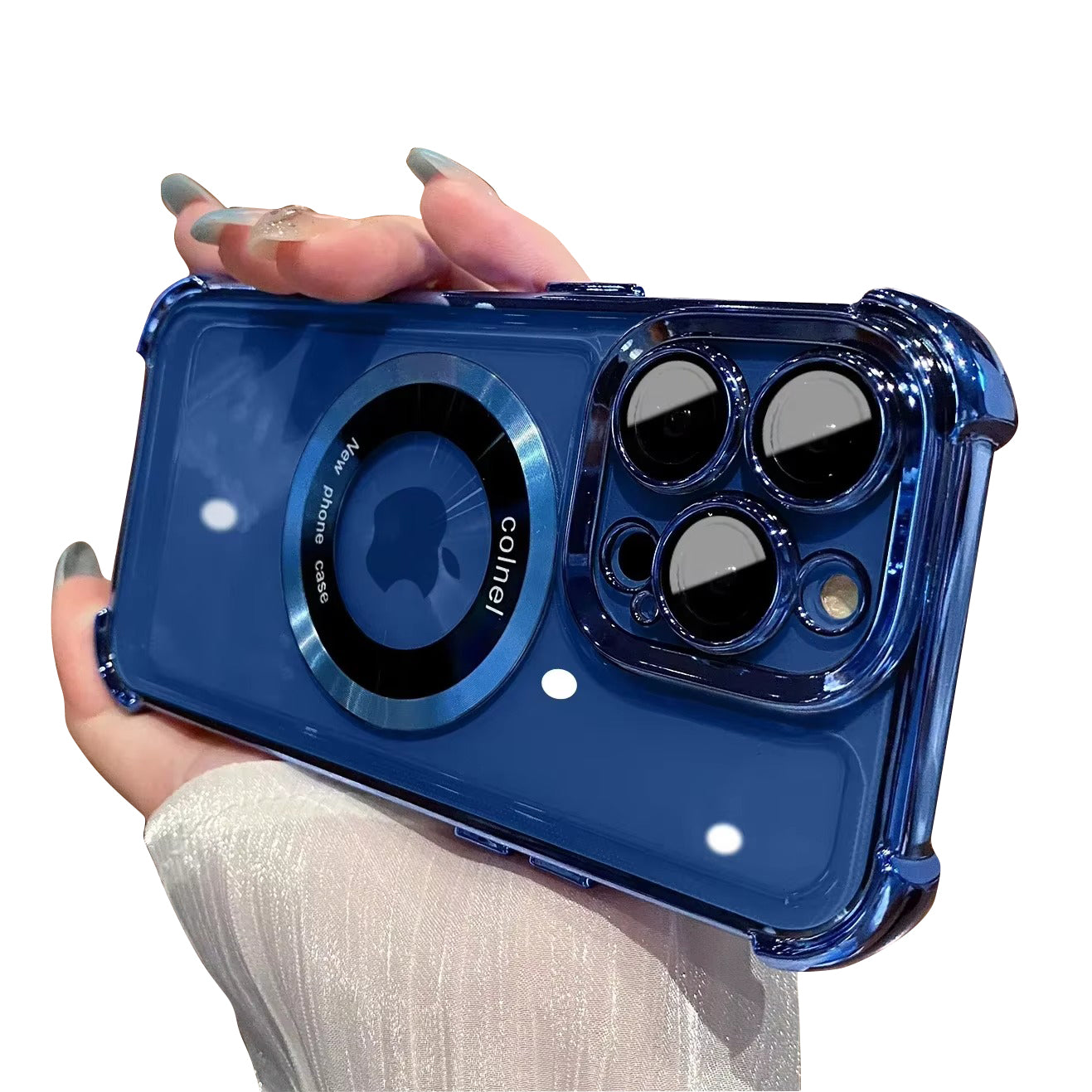 Premium Apple iPhone Case Camera Lens & Screen Protection, Ultra Thin Shockproof Magnetic Full All Around Protection Cover