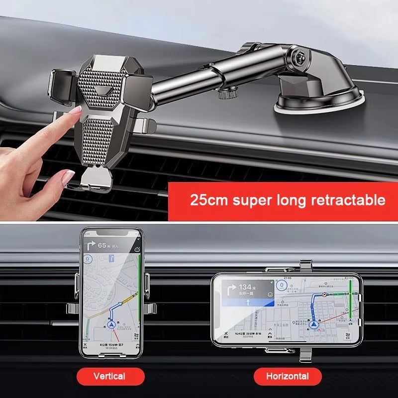 Premium Suction Cup Car Phone Holder for iPhone – Windshield & Dashboard Mount, Mobile Stand for Apple Devices