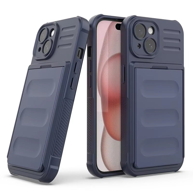 Robust Apple iPhone Case, MagSafe Compatible, Camera Lens and Screen Protection, Ultra Thin, Shockproof, Magnetic, Full All Around Protection, Slide Card Armor Cover