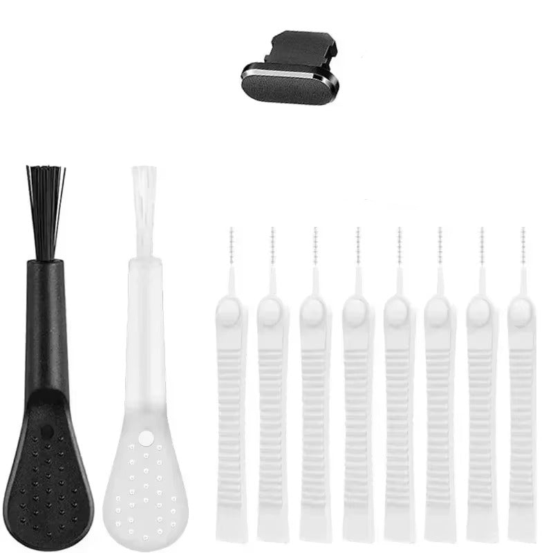 Premium iPhone Cleaner Kit – Dust Plug Set with Cleaning Brush for iPhone Devices and Phone Charging Port Maintenance