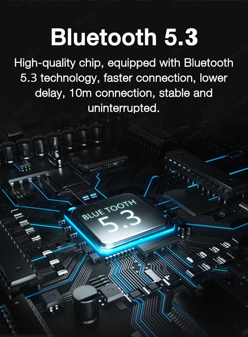 High Quality Wireless Neckband Earphones for iPhone – Bluetooth Sport Headset with Mic,180-Hour Battery, TF Card Support