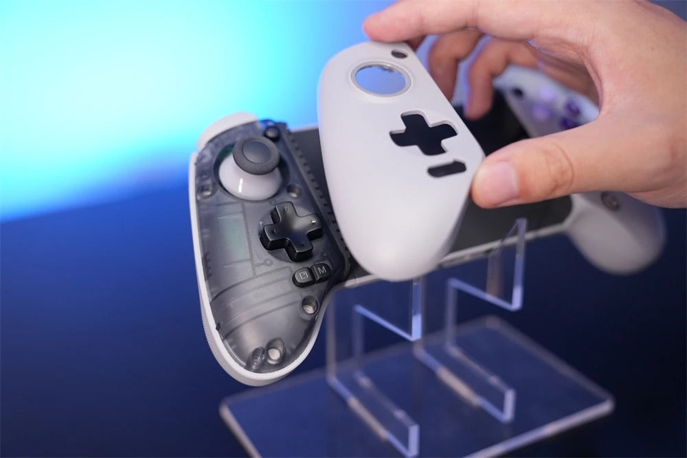 Premium Mobile Game Controller for iPhone, Hall Effect Joystick Gamepad, Wireless Stretchable Design for Apple Devices