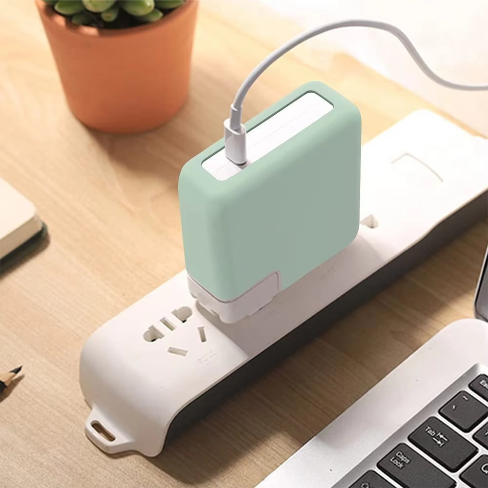 Premium Silicone Charger Case for MacBook Power Adapter – Soft Protective Cover for 140W, 96W, 87W, 85W, 67W, 61W, 60W, 45W, 35W, 30W, 29W USB-C Bricks