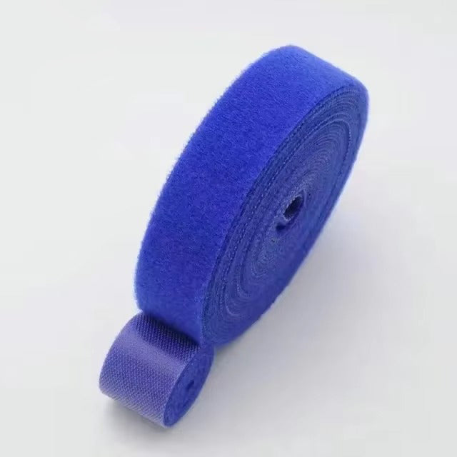 Premium, 1/5M Cable Organizer Tape – Wire Management Winder, Reusable Ties, Protector for iPhone, Headphones, Mouse, Charging