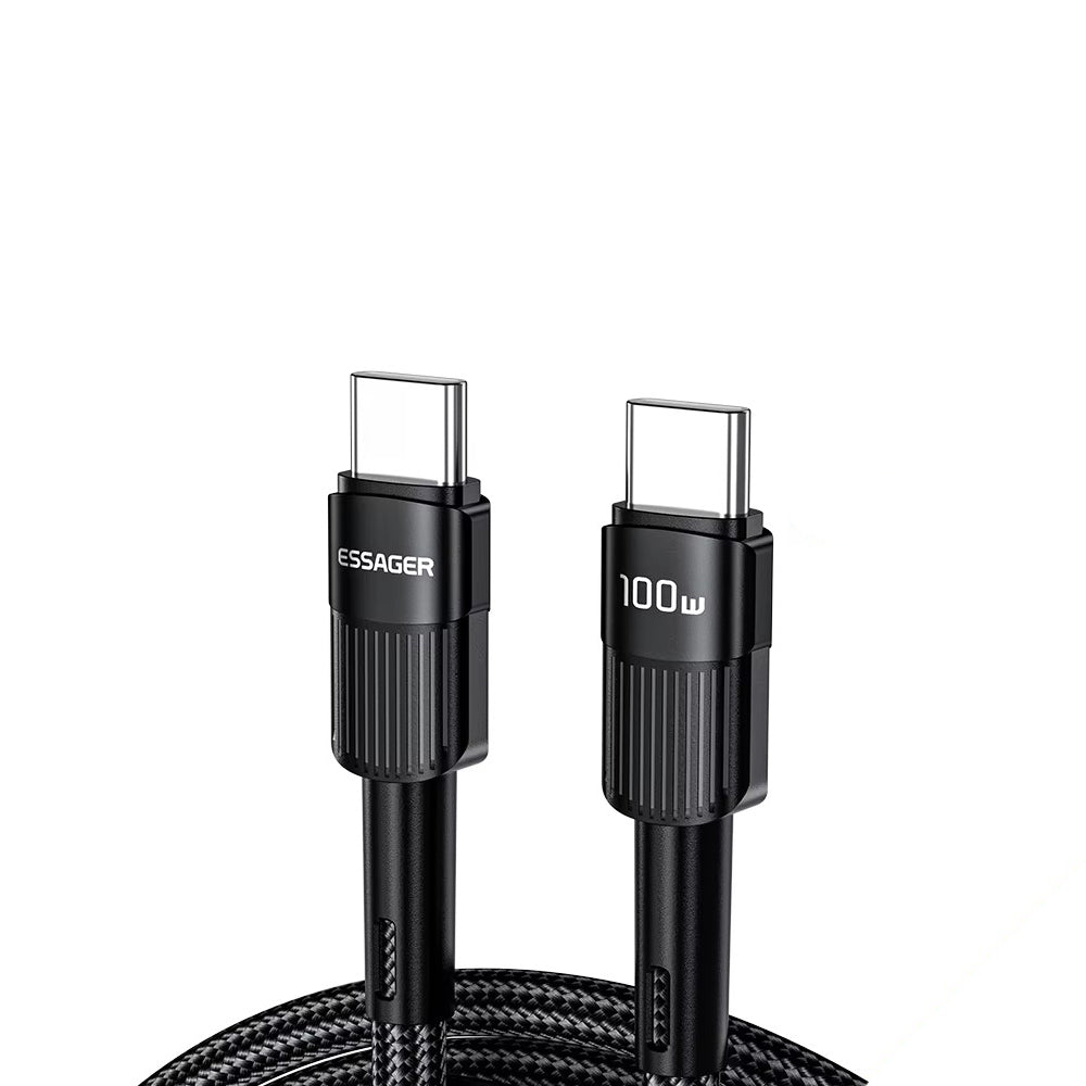 High Power 7A USB-A to USB-C Fast Charging Cable – 80W/100W Quick Charge Cord, 480Mbps Data Sync, Durable Aluminum Braided Wire, 0.5m 1m 2m 3m Options