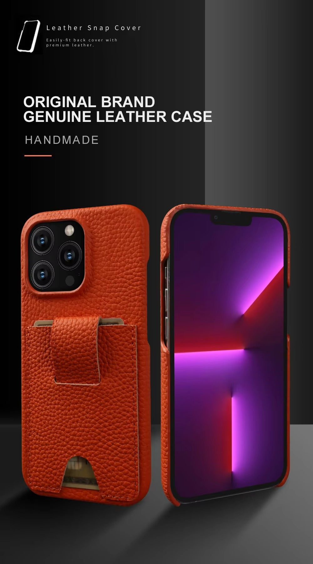 Premium Magnetic iPhone Cover Offering Full Body Shock Protection, MagSafe Support, Ultra Thin Design, Card Slot, Camera Guard