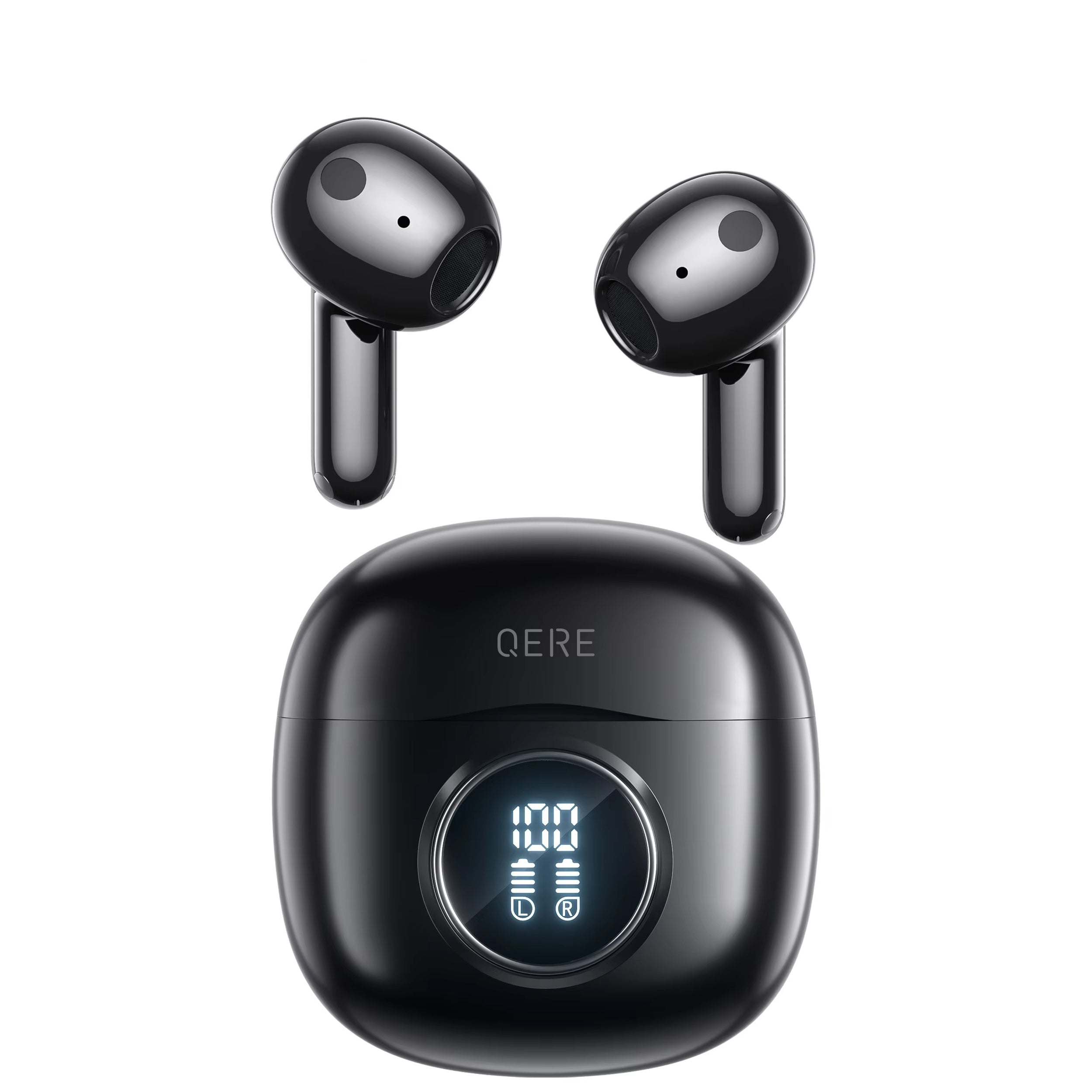 High Quality TWS Bluetooth 5.3 Earphones – 13mm Driver, 4 Mic ENC, Touch Control, LED Display, HiFi Bass, 28H Battery, Waterproof Wireless Headphones