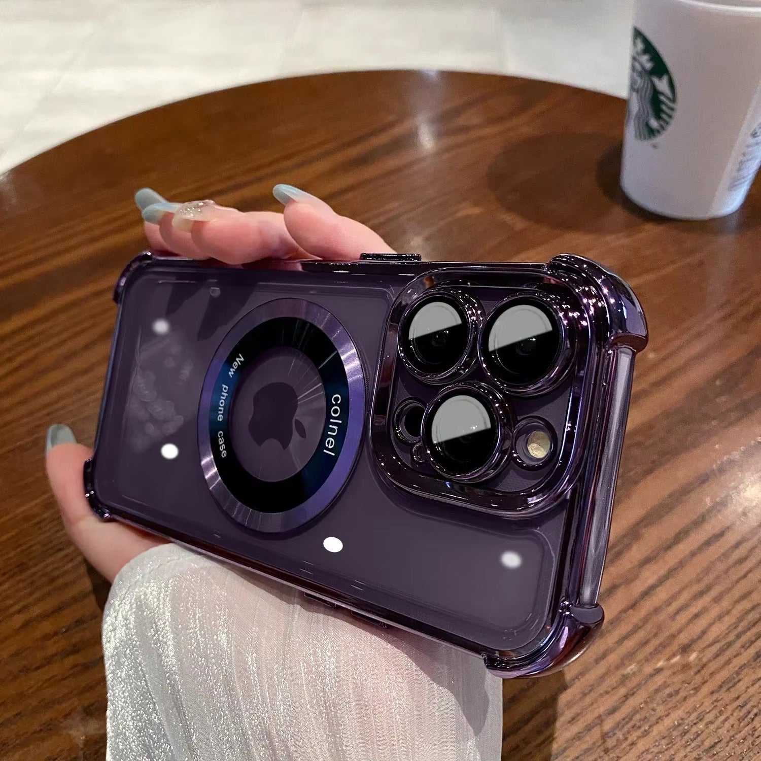 Premium Apple iPhone Case Camera Lens & Screen Protection, Ultra Thin Shockproof Magnetic Full All Around Protection Cover