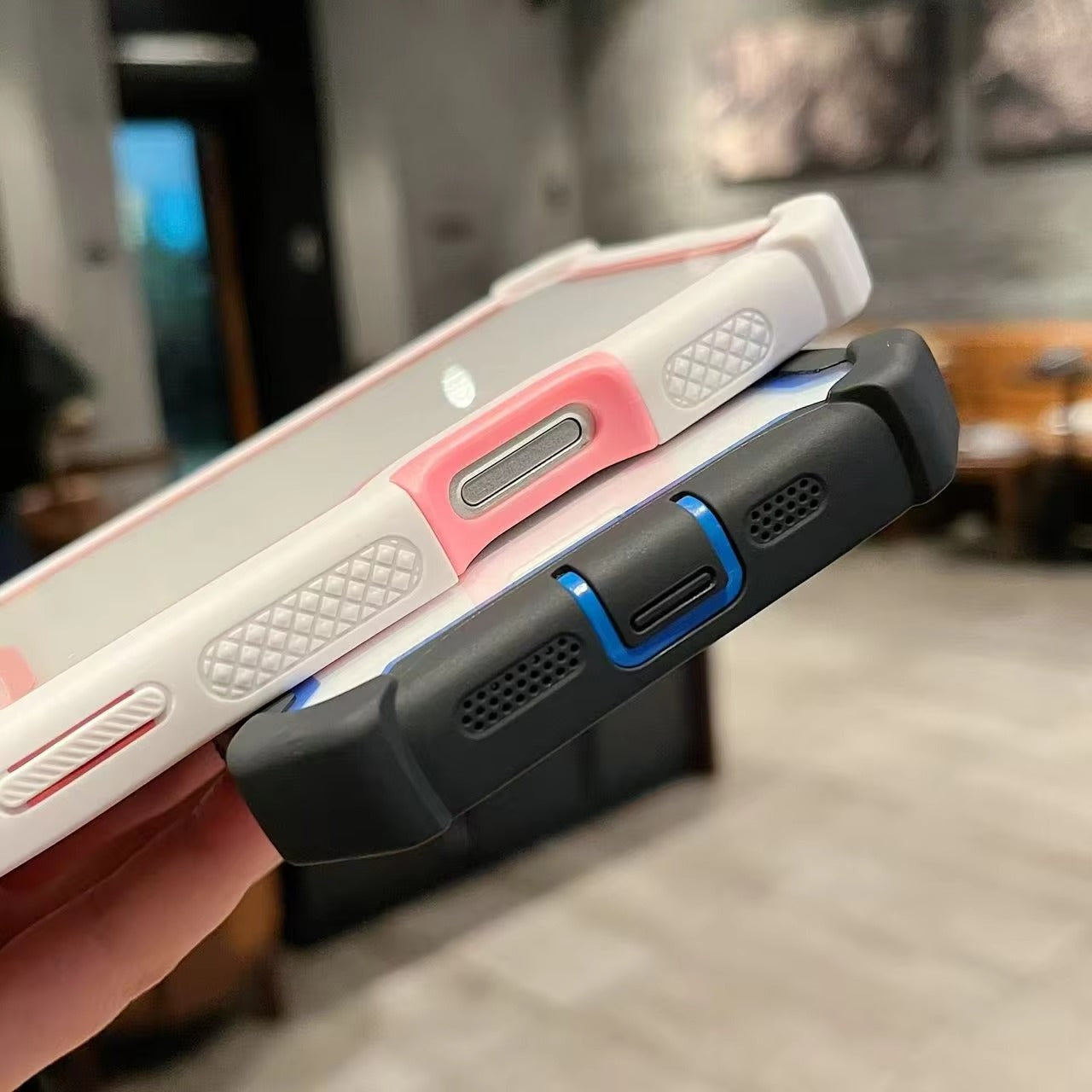 Robust Apple iPhone Case, MagSafe Compatible, Camera Lens & Screen Protection, Ultra Thin, Shockproof, Magnetic Full All Around Cover – Rugged Hybrid TPU Case with Transparent Silicone Back & Hard PC Bumper Frame