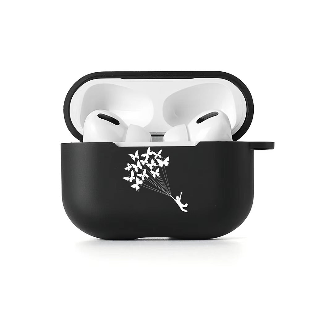 Premium Cute Cartoon Silicone AirPods Case Cover – A, B, C Letters & Fun Designs like Cat, Hearts, Angry Panda, Music Notes, for AirPods Pro 2, Pro, 3, 1/2