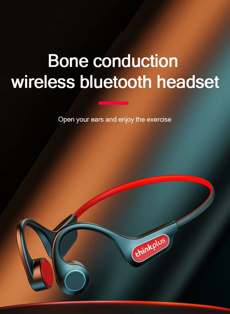 Premium Bone Conduction Wireless Headphones – Open-Ear Bluetooth Sport Headset with TWS Technology, and iPhone Use