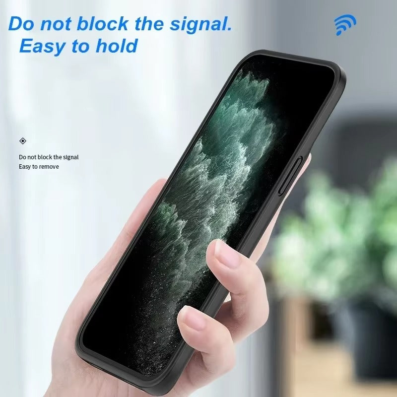 Premium Apple iPhone Case MagSafe Compatible, Camera Lens & Screen Protection, Ultra Thin Shockproof Magnetic Full All Around Protection Cover with 10000mAh Oxford Battery