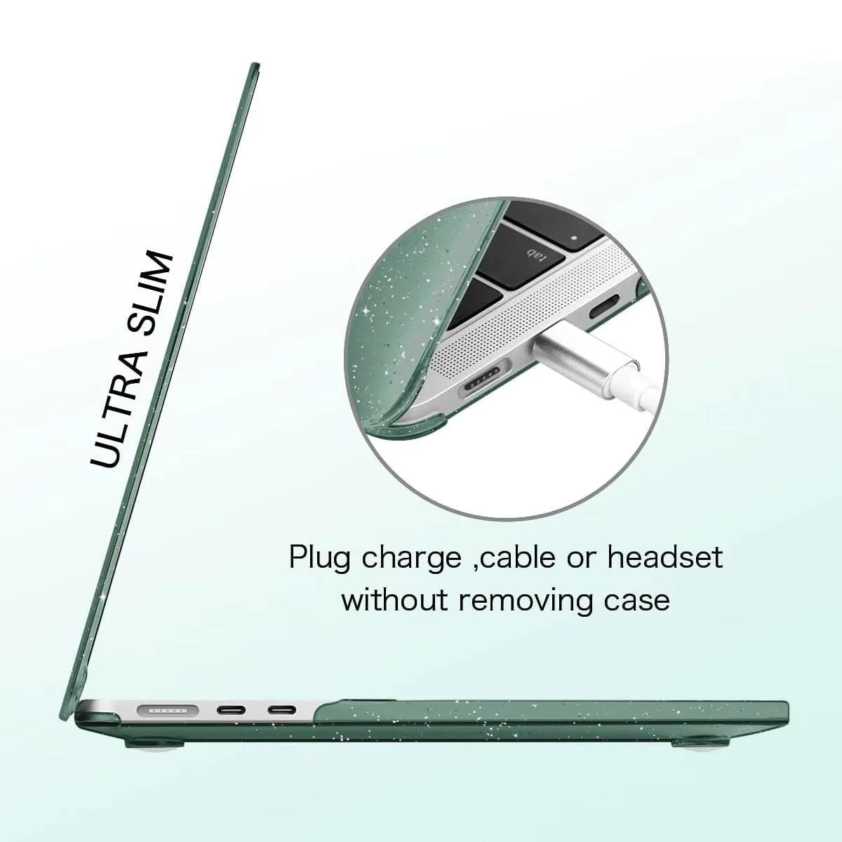 Premium Hard Shell Case for MacBook Air 13.6, 15 M1, M2 and Pro 13, 14, 16 – Slim, Protective Laptop Cover for Apple Notebook, Scratch-Resistant and Lightweight