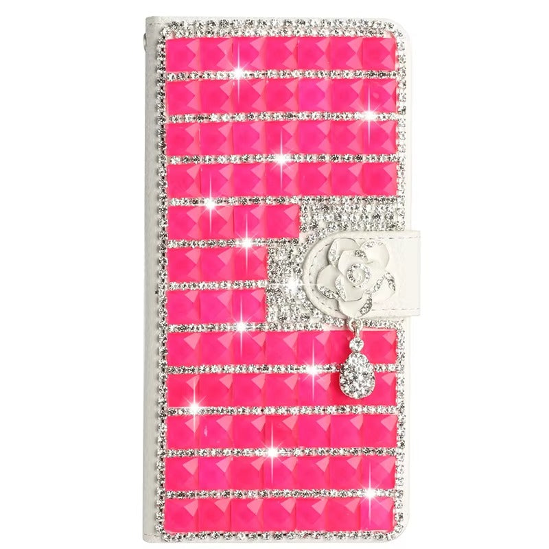 Luxury Apple iPhone Case, MagSafe Compatible, Camera Lens and Screen Protection, Ultra Thin, Shockproof, Magnetic, Full All Around Protection, Glitter Fashion Wallet Cover