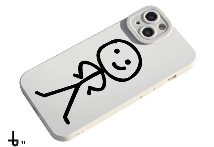 Premium Apple iPhone Case, MagSafe Compatible, Camera Lens and Screen Protection, Ultra Thin, Shockproof, Magnetic, Full All Around Protection, Cartoon Matchman Cover