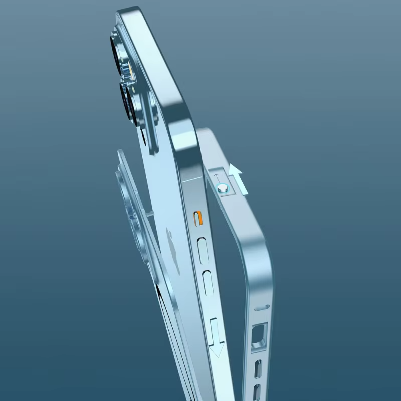 Luxury Apple iPhone Case, MagSafe Compatible, Camera Lens & Screen Protection, Ultra Thin, Shockproof, Magnetic Full All Around Cover – Metal Frame Case with Aluminum PC Back Panel for Sleek Durable Protection