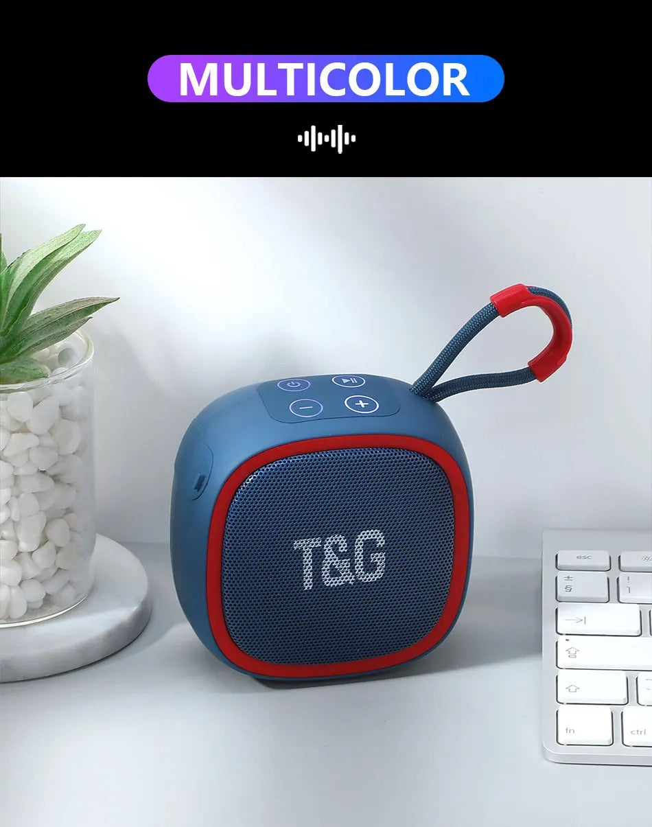 High Quality Mini Bluetooth Speaker for iPhone – Portable Wireless Outdoor Audio with Stereo Sound,TF Card & FM Radio Support
