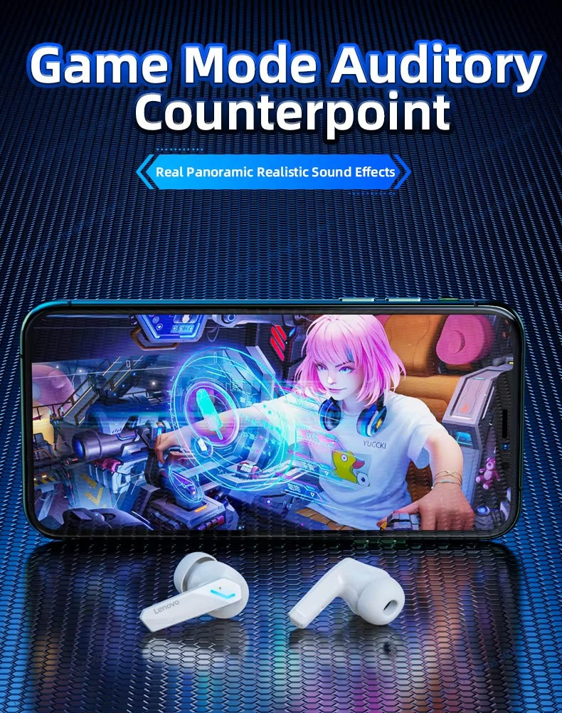 Premium Wireless Gaming Earbuds – Bluetooth 5.3 Low Latency In-Ear Headset, Sweatproof Sport Design for Apple iPhone Users