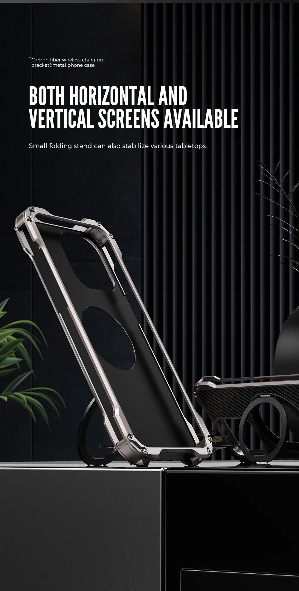 Robust Apple iPhone Case, MagSafe Compatible, Camera Lens & Screen Protection, Ultra Thin, Shockproof, Magnetic Full All Around Cover – Carbon Fiber Aluminum Alloy Case with Built-In Holder Ring & Lightweight Frame