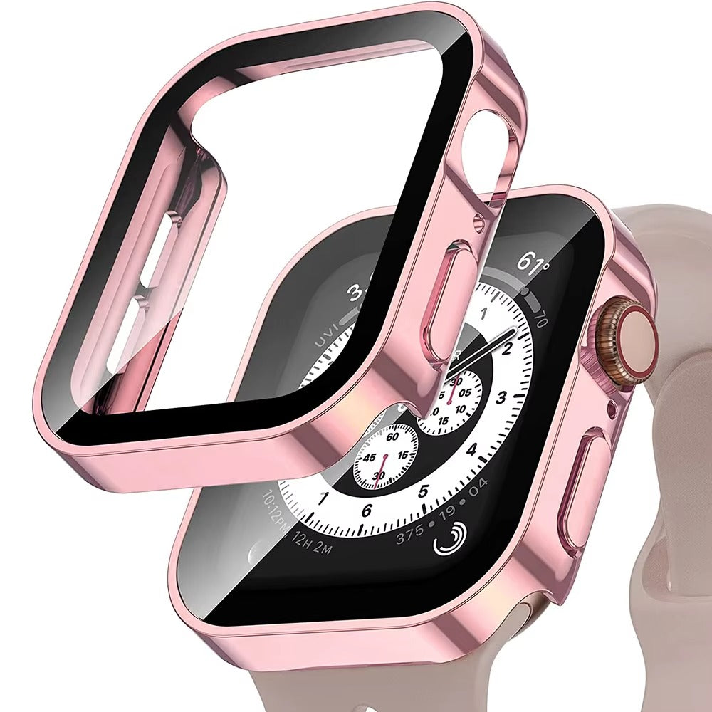 High Quality Tempered Glass Case for Apple Watch – Full Coverage Display Protector Film for 40mm to 45mm Smartwatches