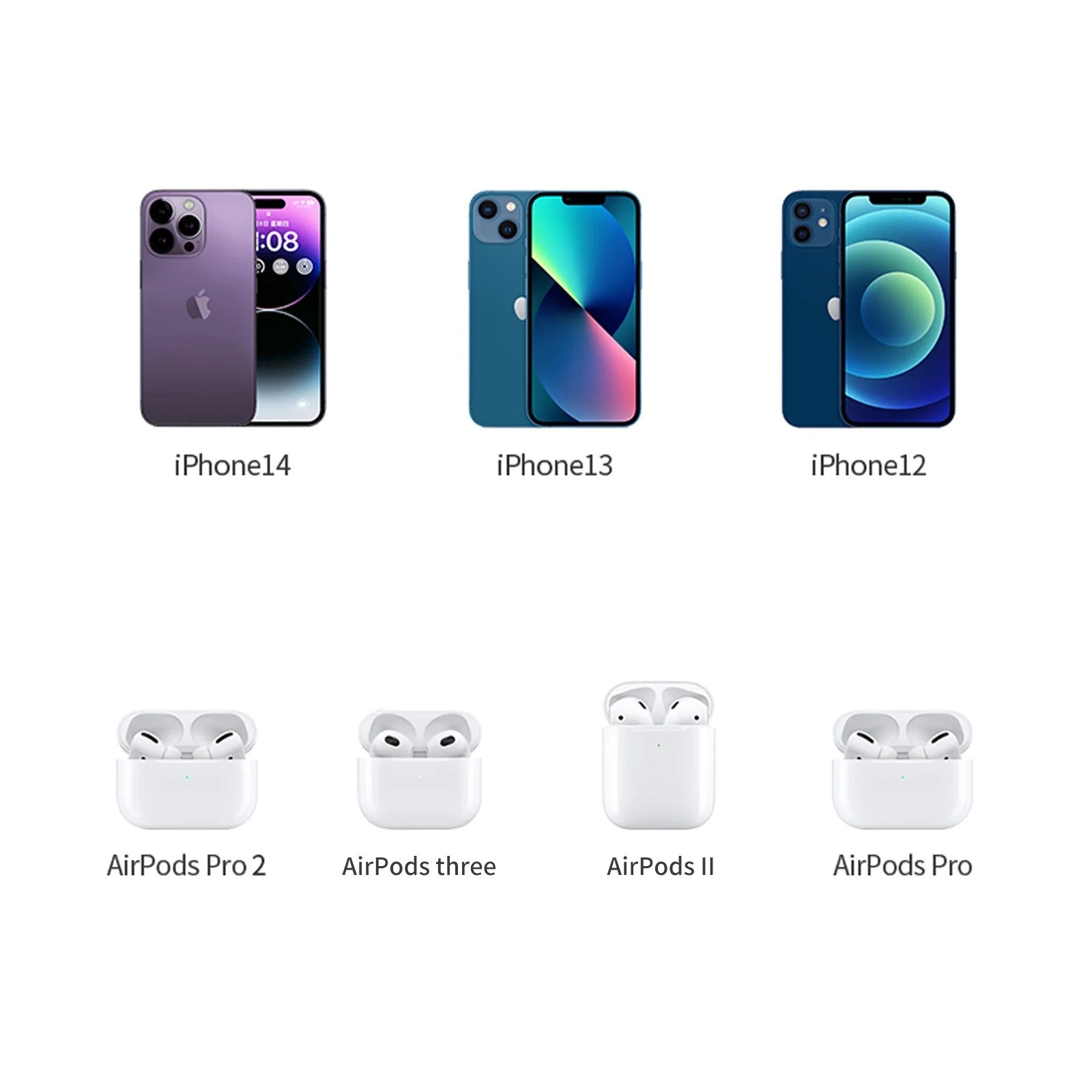 Premium Magnetic Wireless Charging Station with Bluetooth Speaker – 15W Fast Charger Stand and Phone Holder Dock for iPhone and AirPods