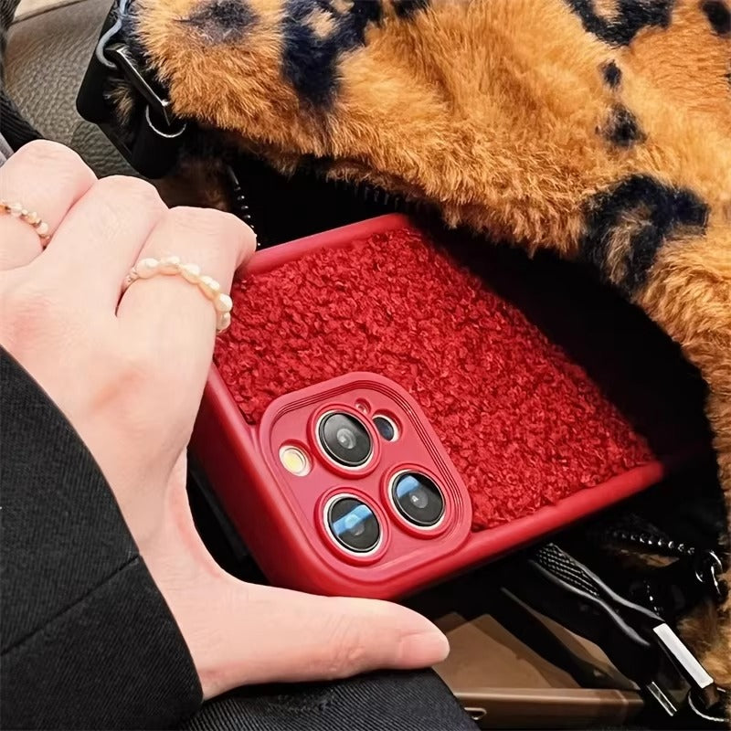 Luxury Apple iPhone Case, MagSafe Compatible, Camera Lens & Screen Protection, Ultra Thin, Shockproof, Magnetic Full All Around Cover – Plush Liquid Silicone Winter Case with Fine Camera Hole & Soft Back Protection