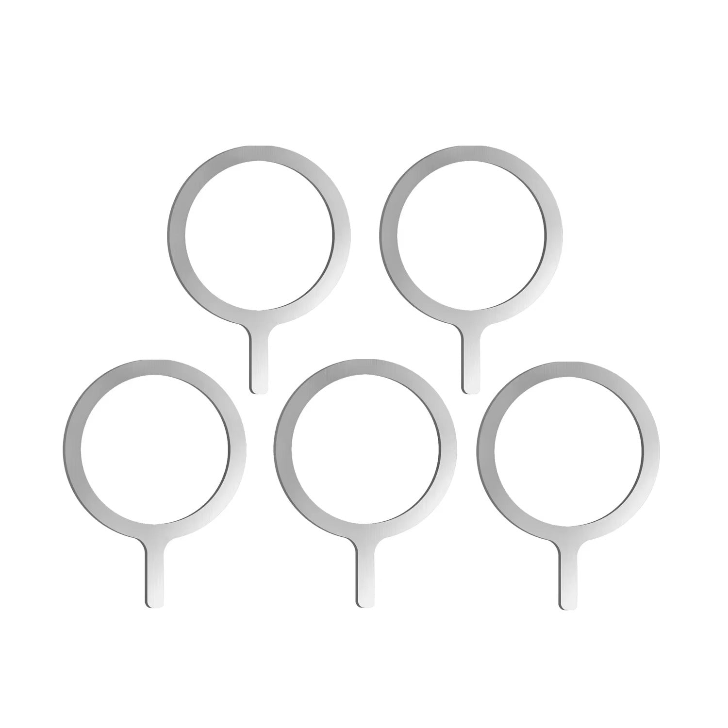 Universal Magnetic Ring Sticker for MagSafe Charger – Metal Alignment Plate for iPhone & Android, Wireless Charging Guide, Car Mount Support Plate