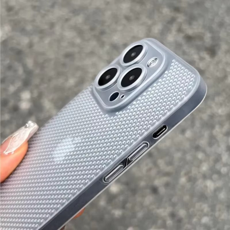 High Quality Apple iPhone Case, MagSafe Compatible, Camera Lens & Screen Protection, Ultra Thin, Shockproof, Magnetic Full All Around Cover – Breathable Cooling Case with Heat Dissipation & Plain Color PP Design