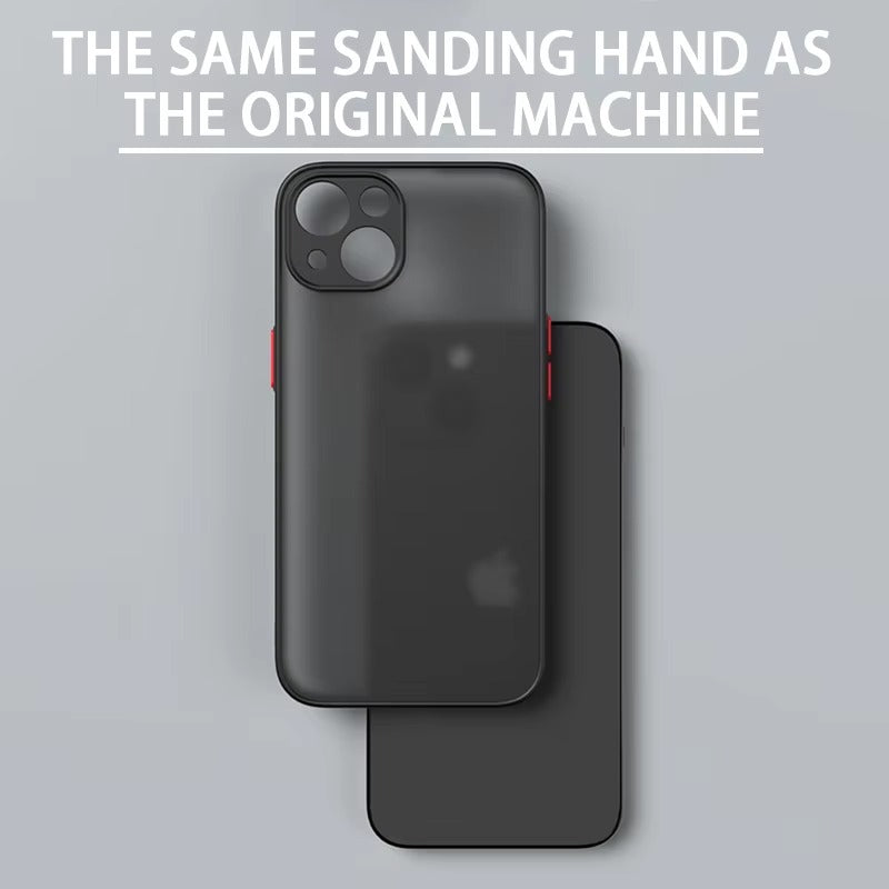 Robust Apple iPhone Case, MagSafe Compatible, Camera Lens & Screen Protection, Ultra Thin, Shockproof, Magnetic Full All Around Cover – Matte Armor Case with Clear Silicone Edges & Hard PC Back for Durable Protection