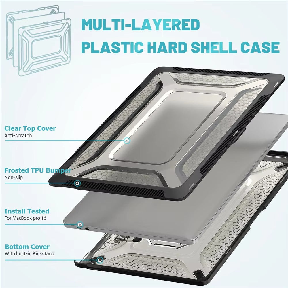 Premium Laptop Sleeve for MacBook Air and Pro – Protective Case for 13, 14, 15, 16 Inch Devices, Compatible with M1, M2, M3, M4 Chip, Slim Travel Accessories