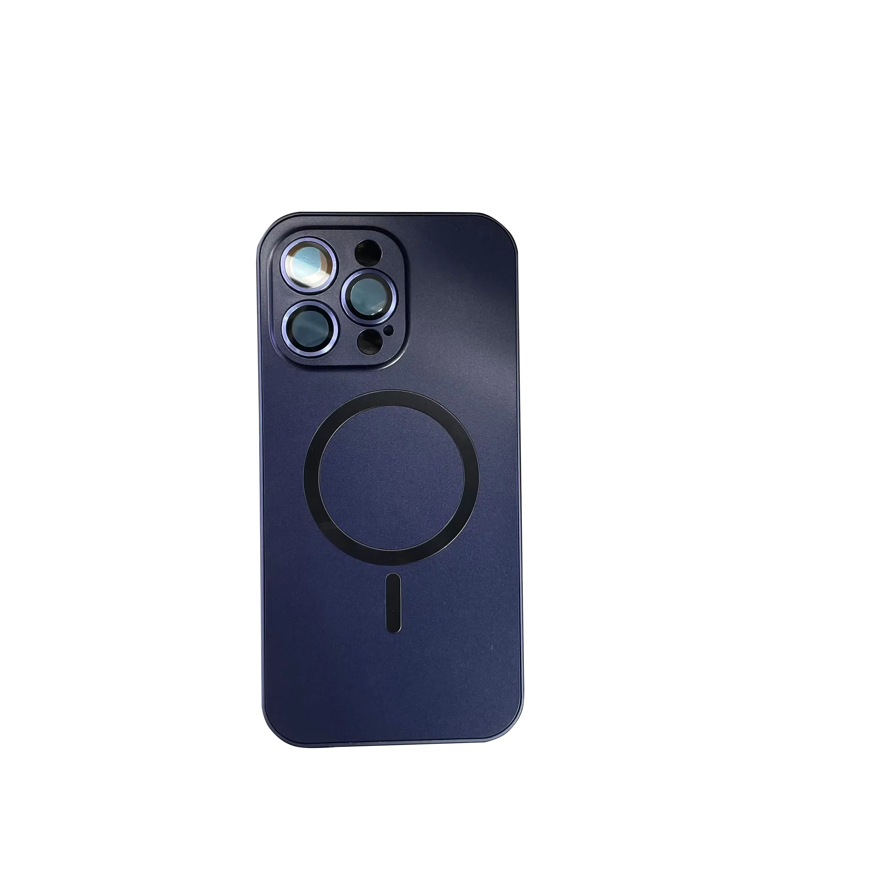 Premium Apple iPhone Case, MagSafe Compatible, Camera Lens & Screen Protection, Ultra Thin, Shockproof, Magnetic Full All Around Cover – Aluminum Metal Frame Case with Hard PC Back for Stylish Impact Protection