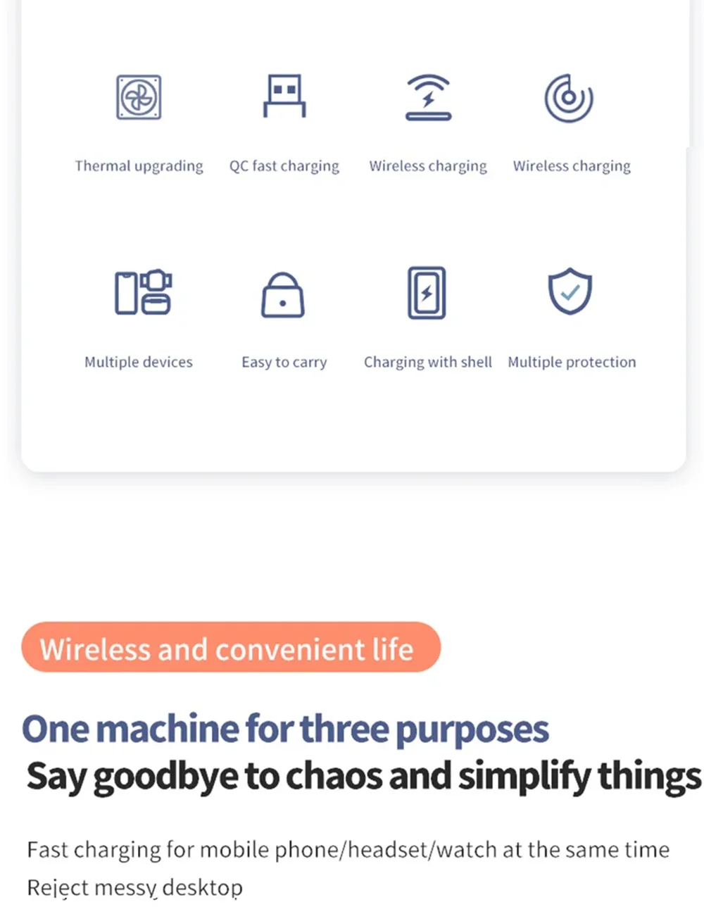 Premium 30W 3 in 1 Wireless Charging Station – Fast Charger Stand for iPhone, Apple Watch, AirPods with Dual Coil Design, Case Friendly & Safe Charging