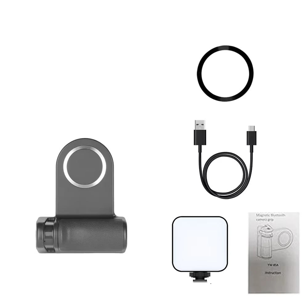 High Quality Magnetic MagSafe Phone Grip – Bluetooth Shutter Remote, Compatible with Apple iPhone and iOS Devices