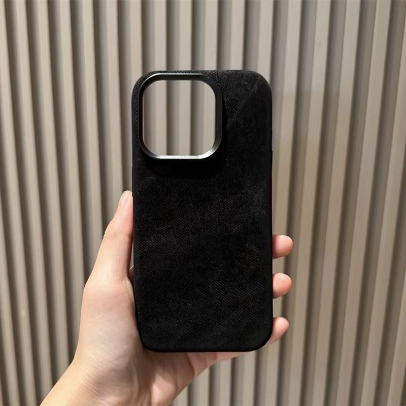 Premium Apple iPhone Case MagSafe Compatible, Camera Lens & Screen Protection, Ultra Thin Shockproof Magnetic Full All Around Protection Cover with Fiber Leather Back