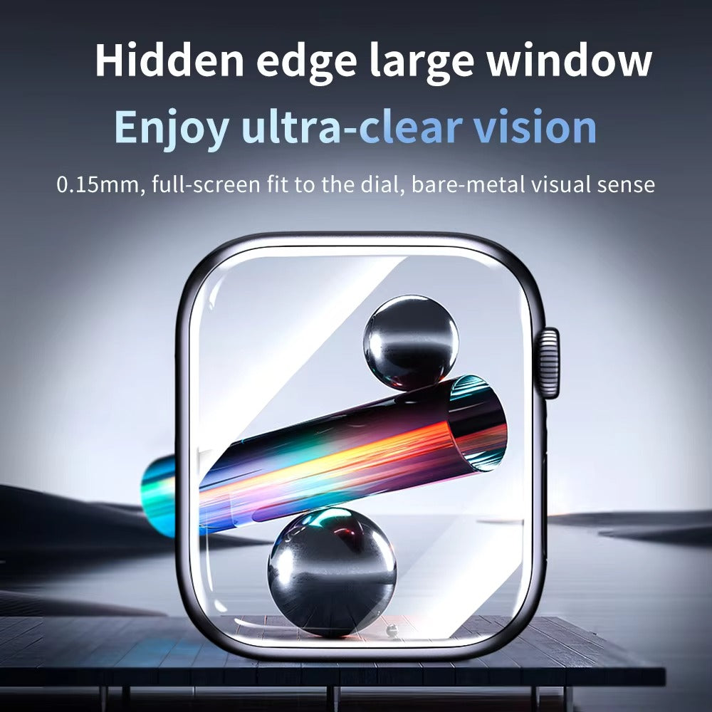 Premium 2-Pack Apple Watch Screen Protector – HD Full Adhesive Scratch-Resistant Display Guard for 40mm to 45mm Smartwatch