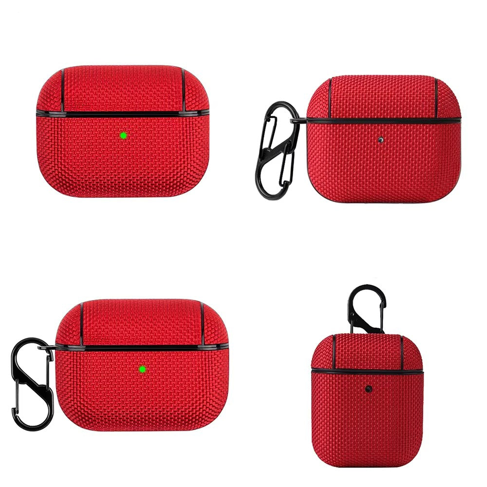 High-Quality Waterproof Nylon Case for AirPods Pro 1/2/3, USB-C Charging, Shockproof Protective Pouch for 4th Gen Wireless Earbuds and Headphones