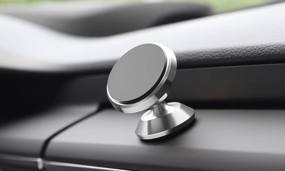 Premium, Magnetic Car Phone Holder – Strong Magnet Mount, Dashboard or Vent Stand, GPS Support for Apple iPhone
