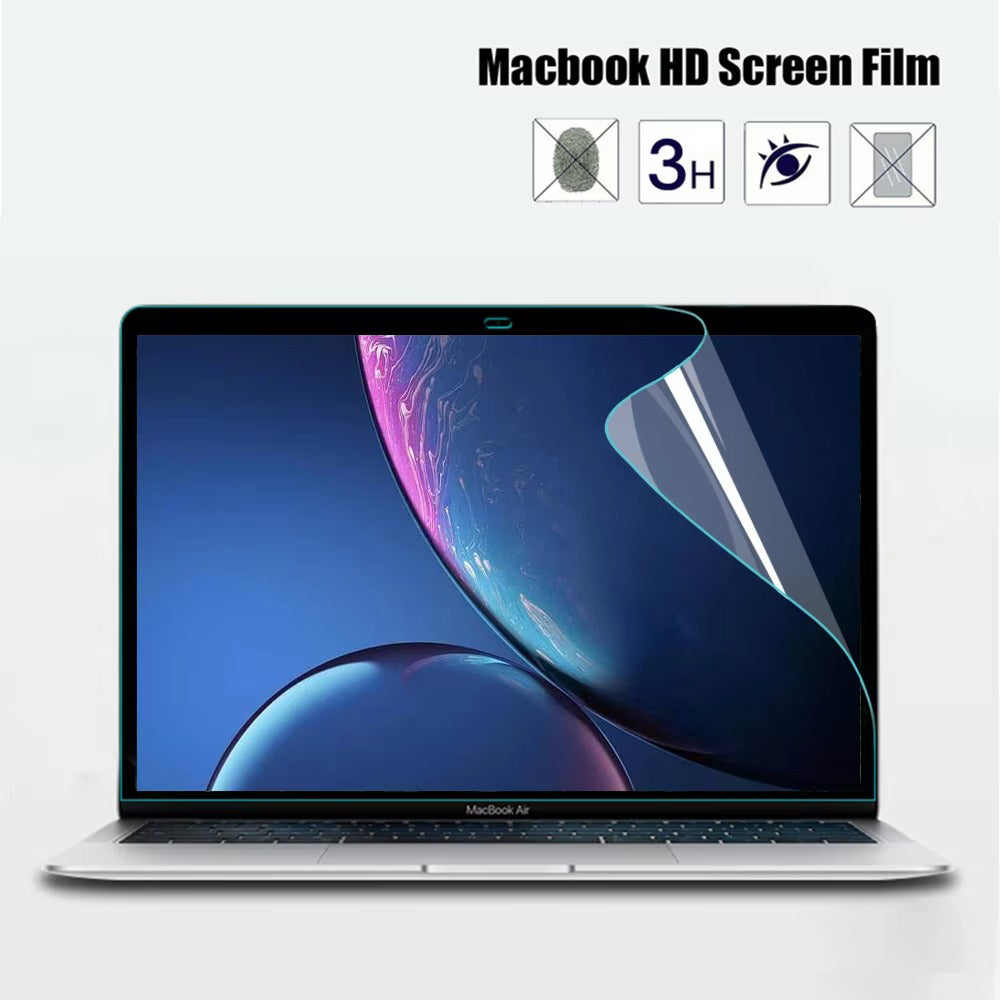 Premium MacBook Screen Protector Film – Anti-Scratch, Anti-Fingerprint Soft Guard, HD Clarity, Easy-Clean Eye Protection for Touch Bar & Non-Touch Devices