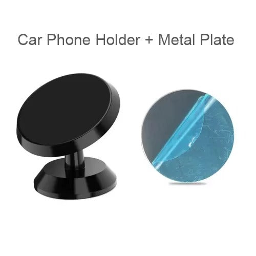 Premium, Magnetic Car Phone Holder – Strong Magnet Mount, Dashboard or Vent Stand, GPS Support for Apple iPhone
