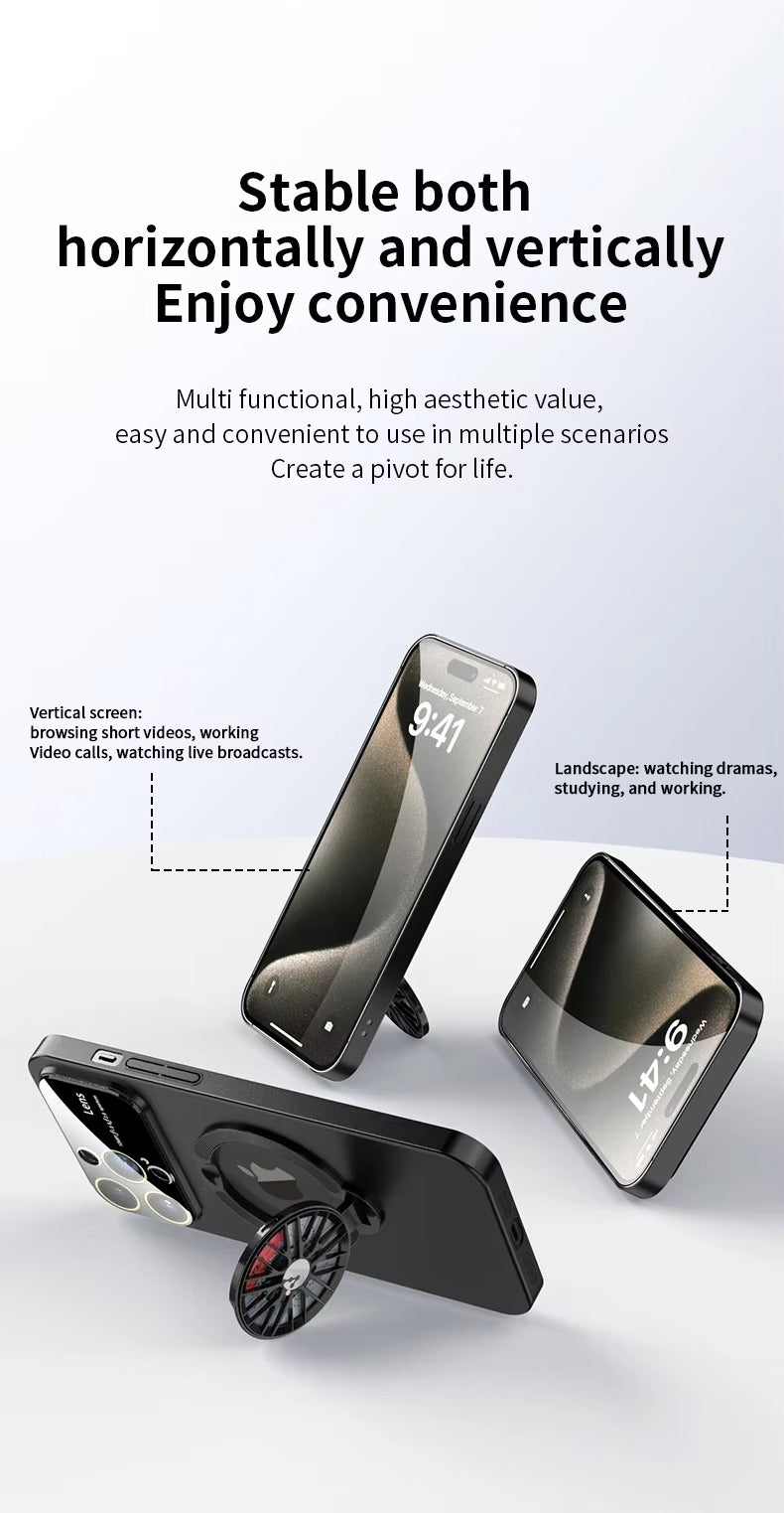 Luxury Leather Apple iPhone Case, MagSafe Compatible, Ultra Thin Magnetic Shockproof Full Protection