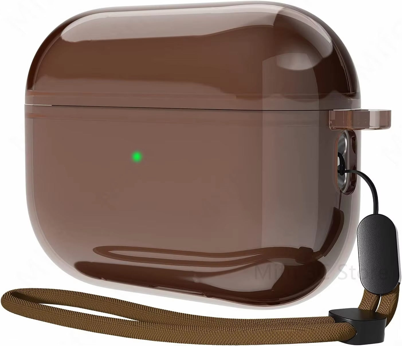 Clear Soft TPU Case with Lanyard for AirPods Pro 2, 4, 3, 2 – Lightweight Transparent Cover, Shockproof Earphone Accessories, Anti-Scratch Protective Funda