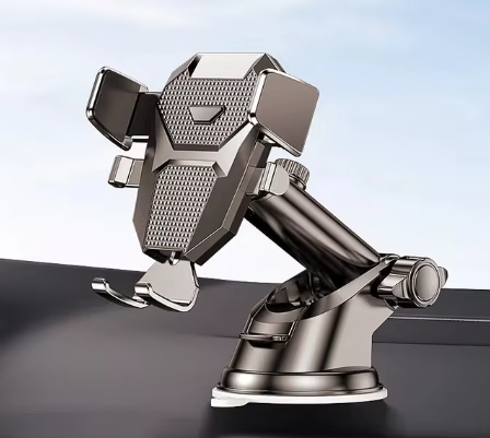 Premium Suction Cup Car Phone Holder for iPhone – Windshield & Dashboard Mount, Mobile Stand for Apple Devices