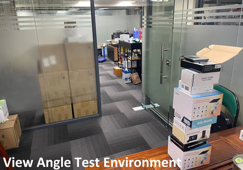 High Quality Smart Door Viewer for iPhone, 3MP WiFi Peephole Camera, Battery-Powered PIR Motion Sensor with 140° Wide Angle