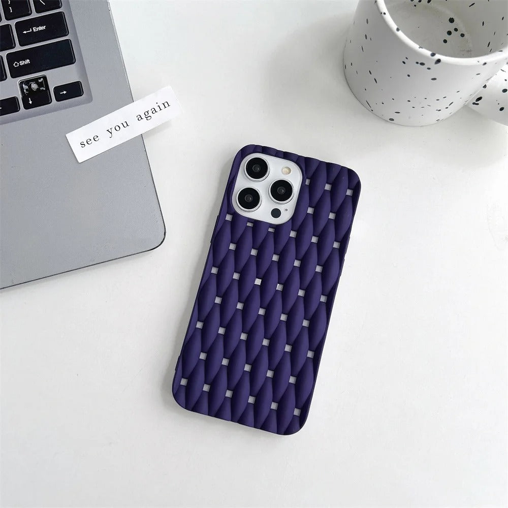 High Quality Apple iPhone Case, MagSafe Compatible, Camera Lens & Screen Protection, Ultra Thin, Shockproof, Magnetic Full All Around Cover – Soft Silicone Hollow Bumper Case with Heat Dissipation Design